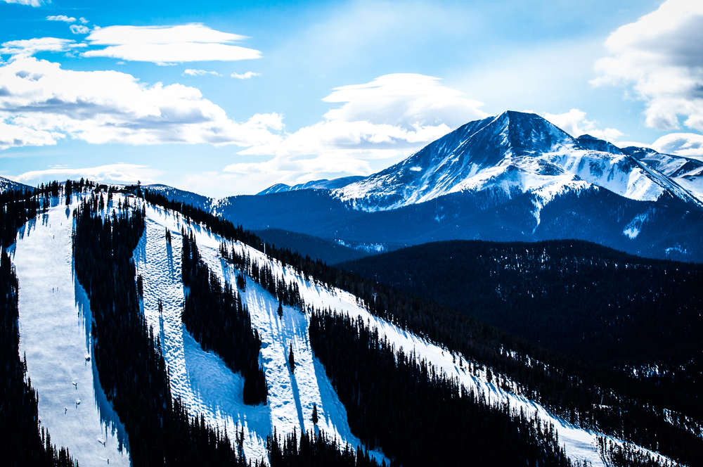 The majestic slopes of Keystone Moutain and the surrounding area.