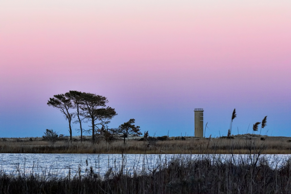 A colorful sunset in Rehoboth Beach.