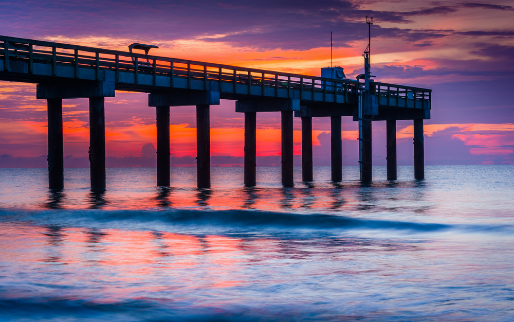 st-augustine-beach-pier-sunset