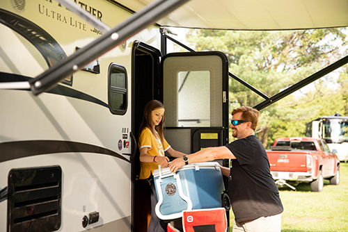 Helping With Cooler Outdoorsy RV