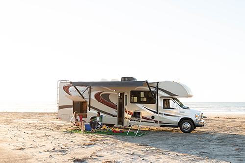 Outdoorsy RV Relaxing Outside