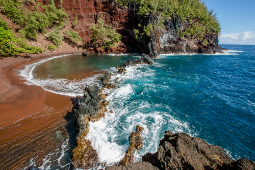 red-sand-beach-maui