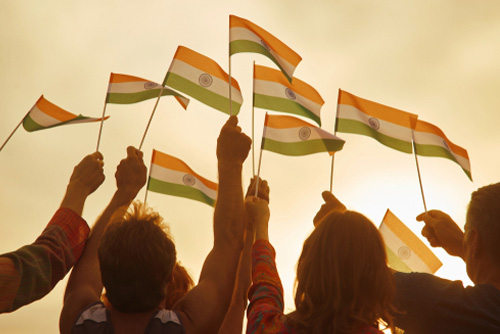 people-holding-indian-flags