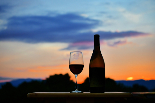 wine-at-sunset