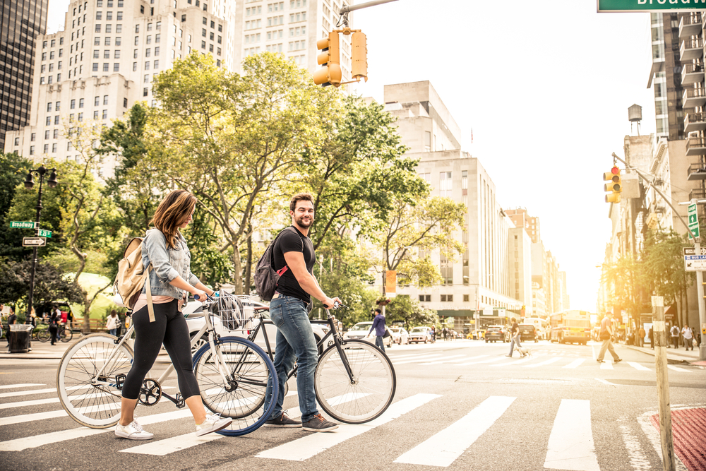 Biking in New York City