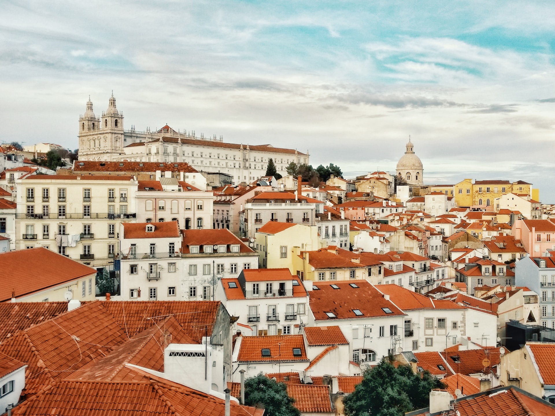 Looking out over Alfama, Lisbon.