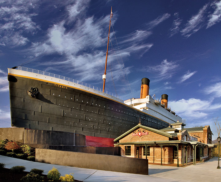 Replica of the Titanic is a museum in Pigeon Forge.
