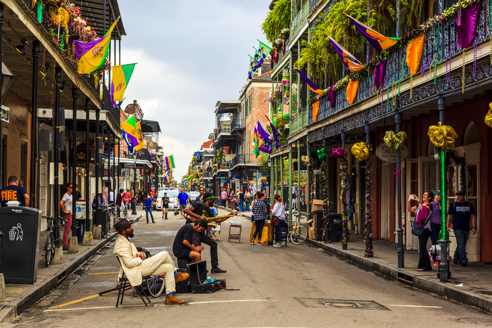 New Orleans during the day.