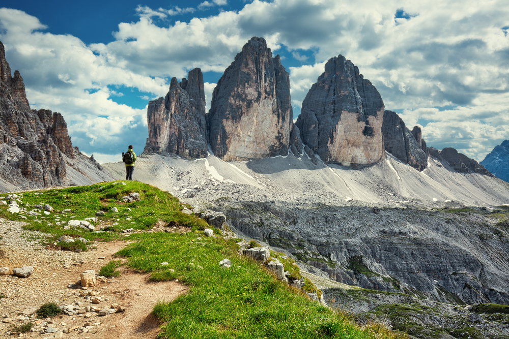 A view of the Dolomites in Italy