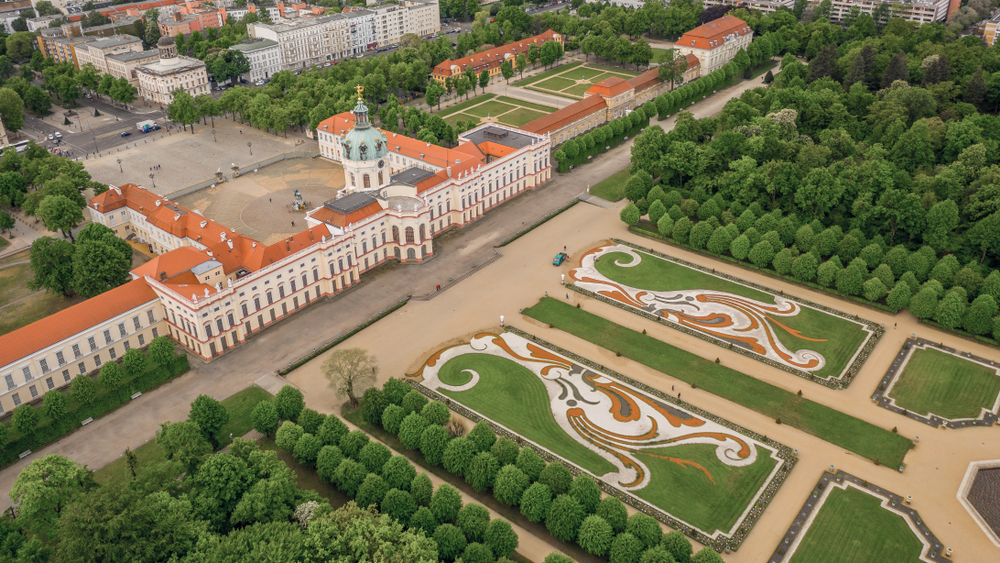 The Charlottenburg Palace in Berlin.