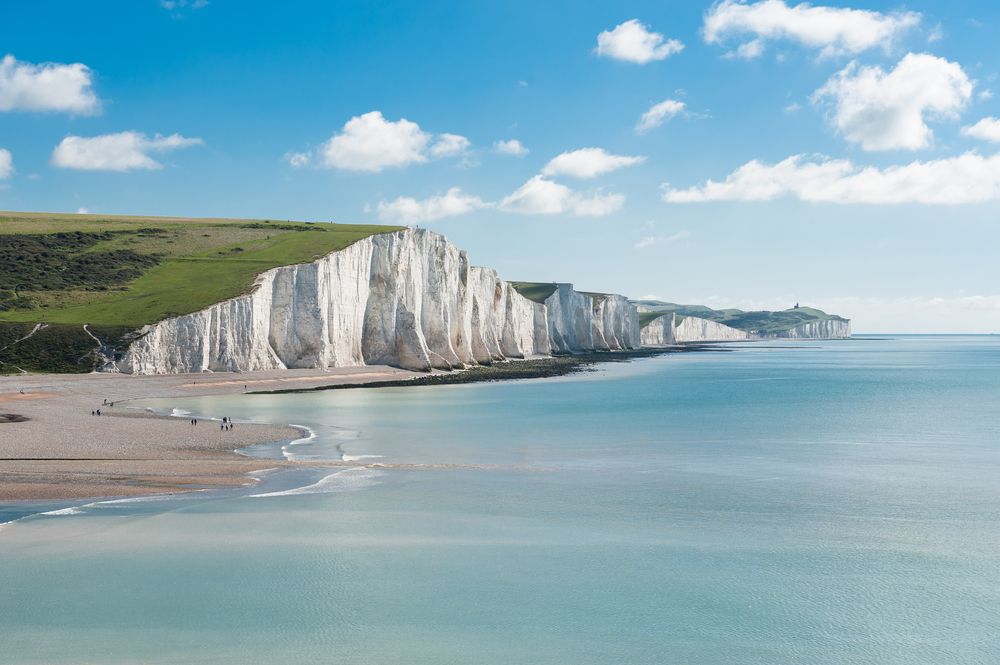 The illustrious chalk cliffs of Seven Sisters National Park.