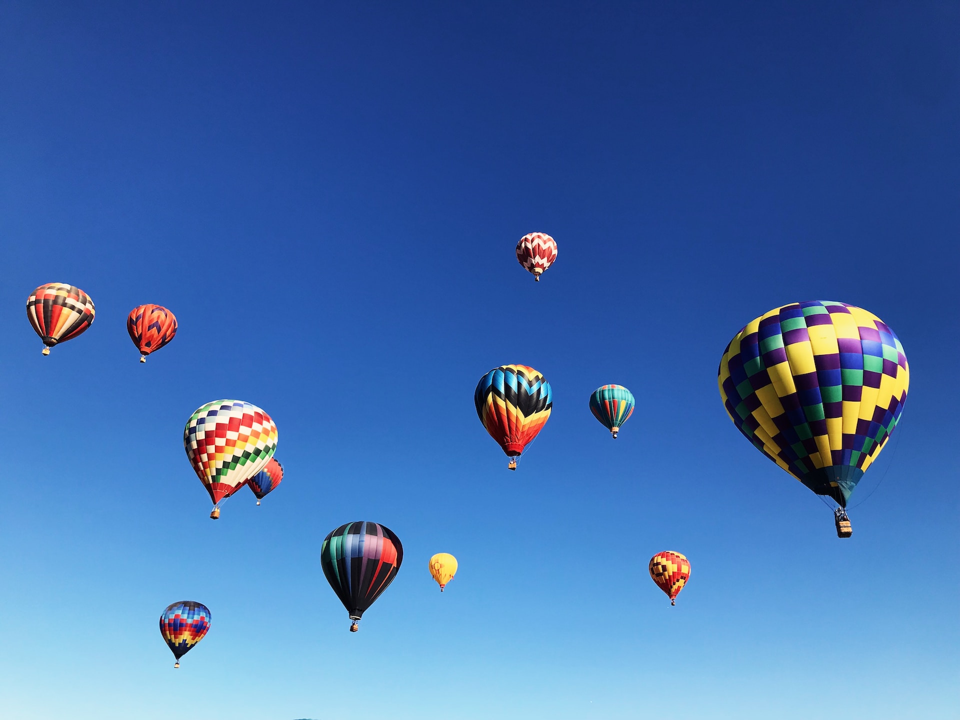 Hot air balloons taking to the skies in Pagosa Springs.
