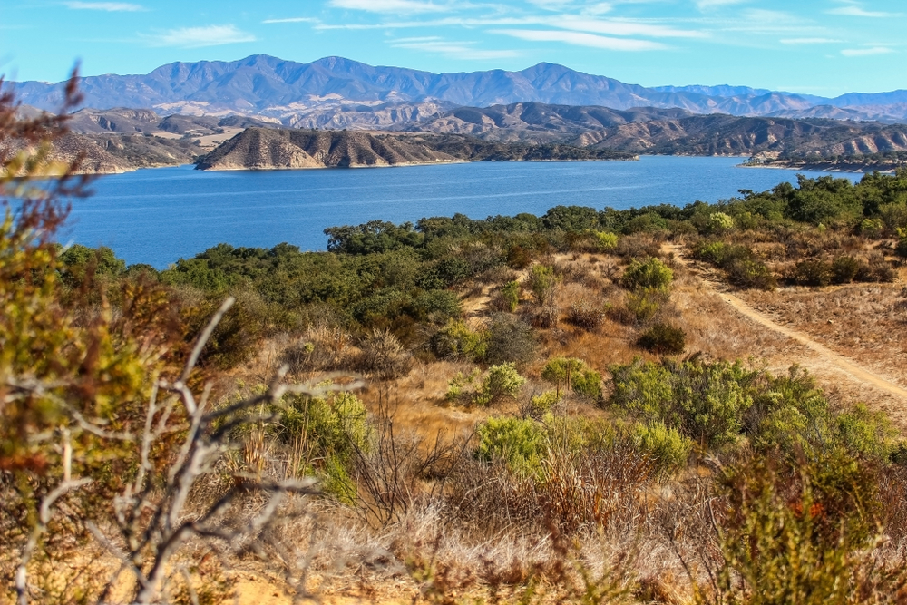 Lake Cachuma near Santa Barbara, California.