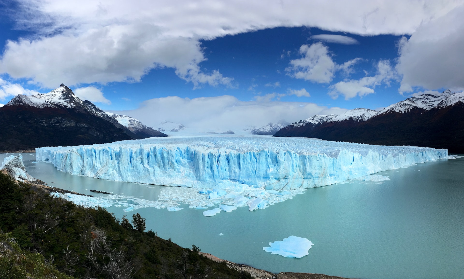 The Perito Moreno Glacier in Argentina.