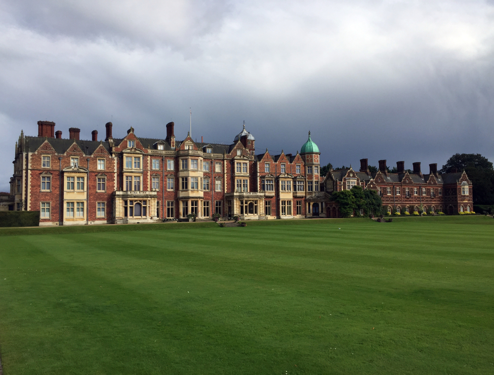 The English royal family's private residence at Sandringham Palace, in Norfolk, England.