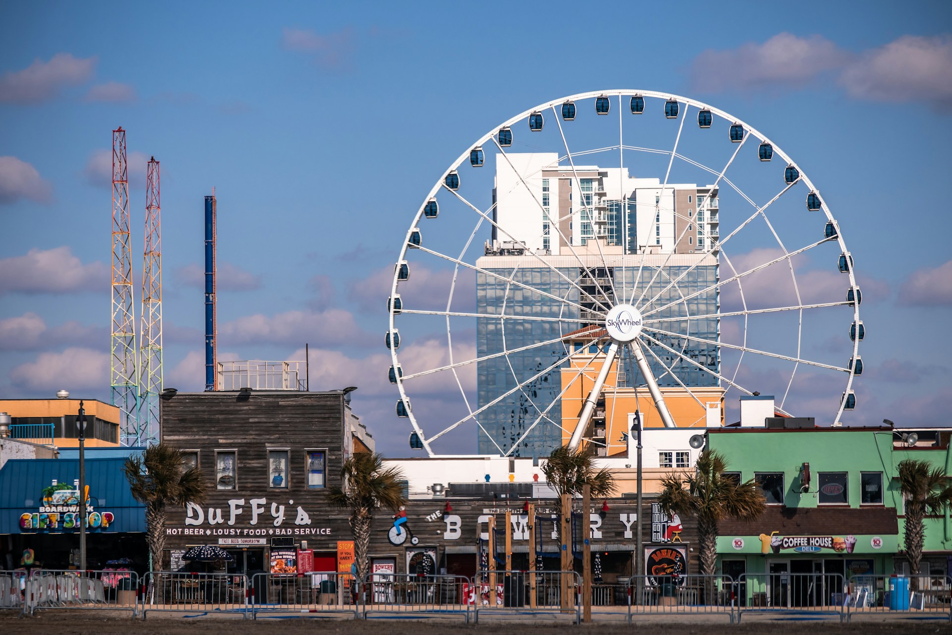 Myrtle Beach Boardwalk and Ferris Wheel