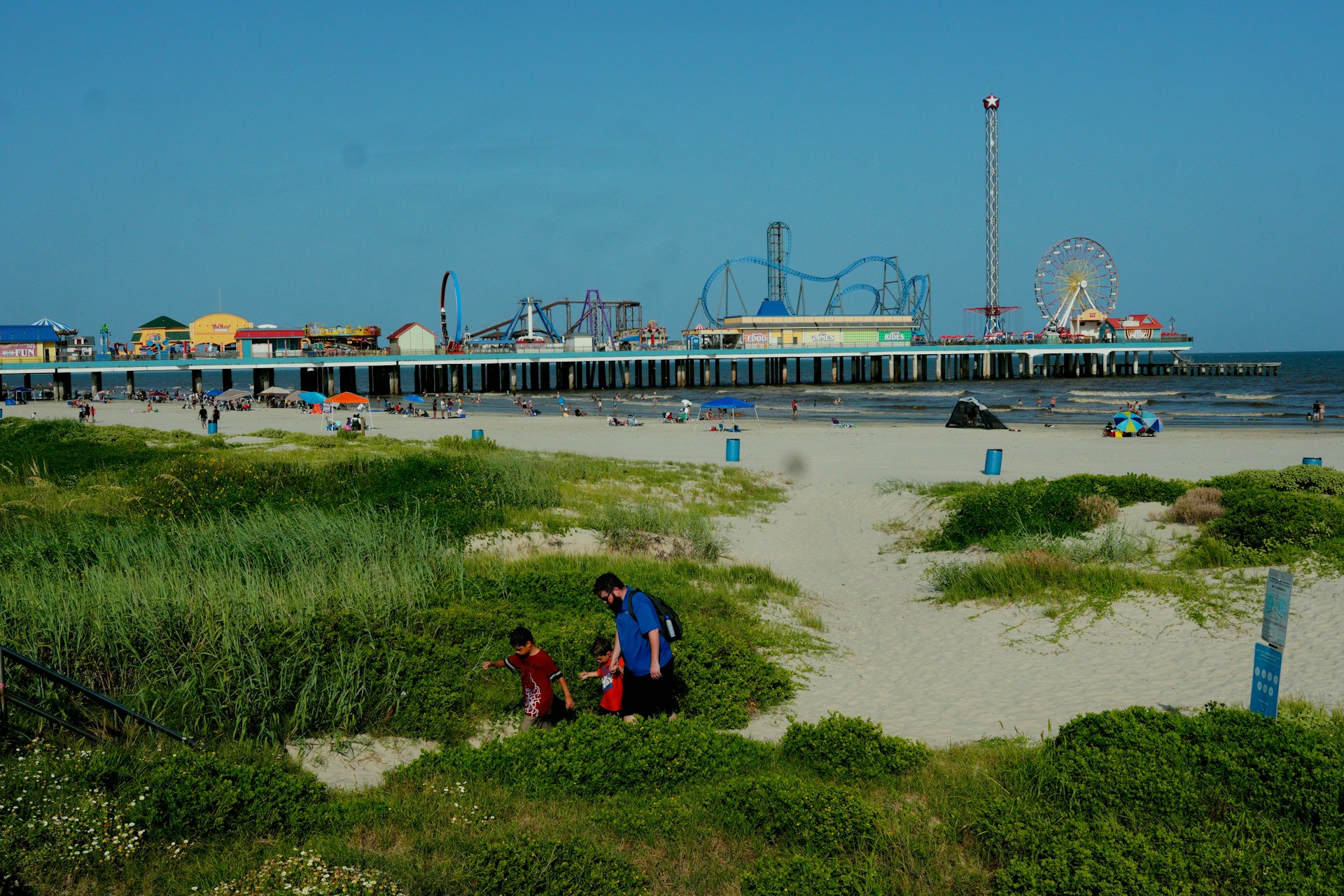 Galveston Pier and Beach