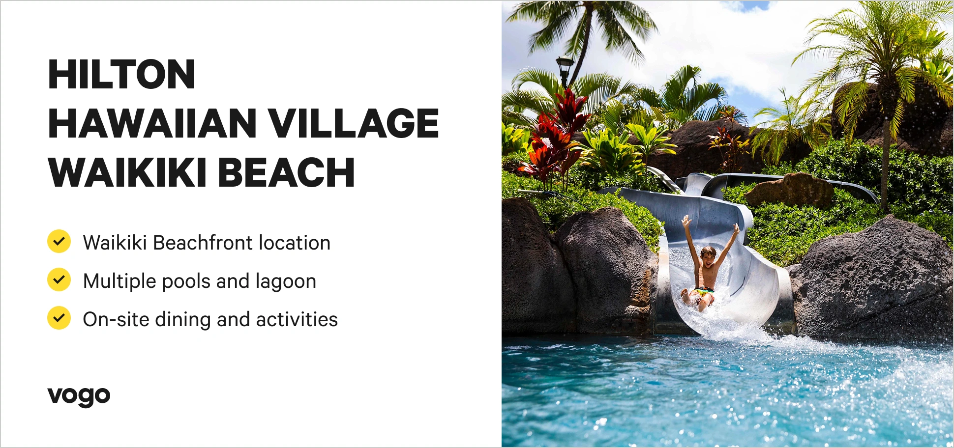 Hilton Hawaiian Village Waikiki Beach Resort with pools and beachfront in Honolulu