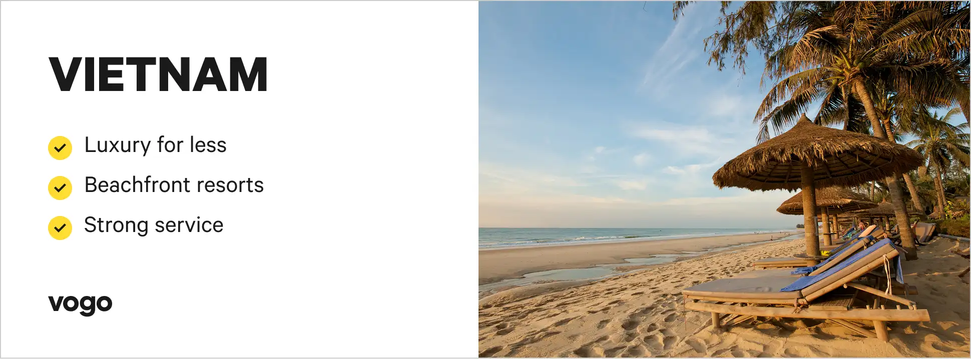 Beachfront resort in Da Nang, Vietnam.