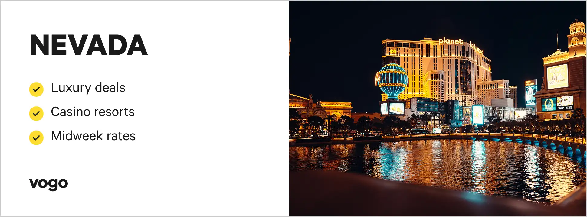 City skyline of Las Vegas. 